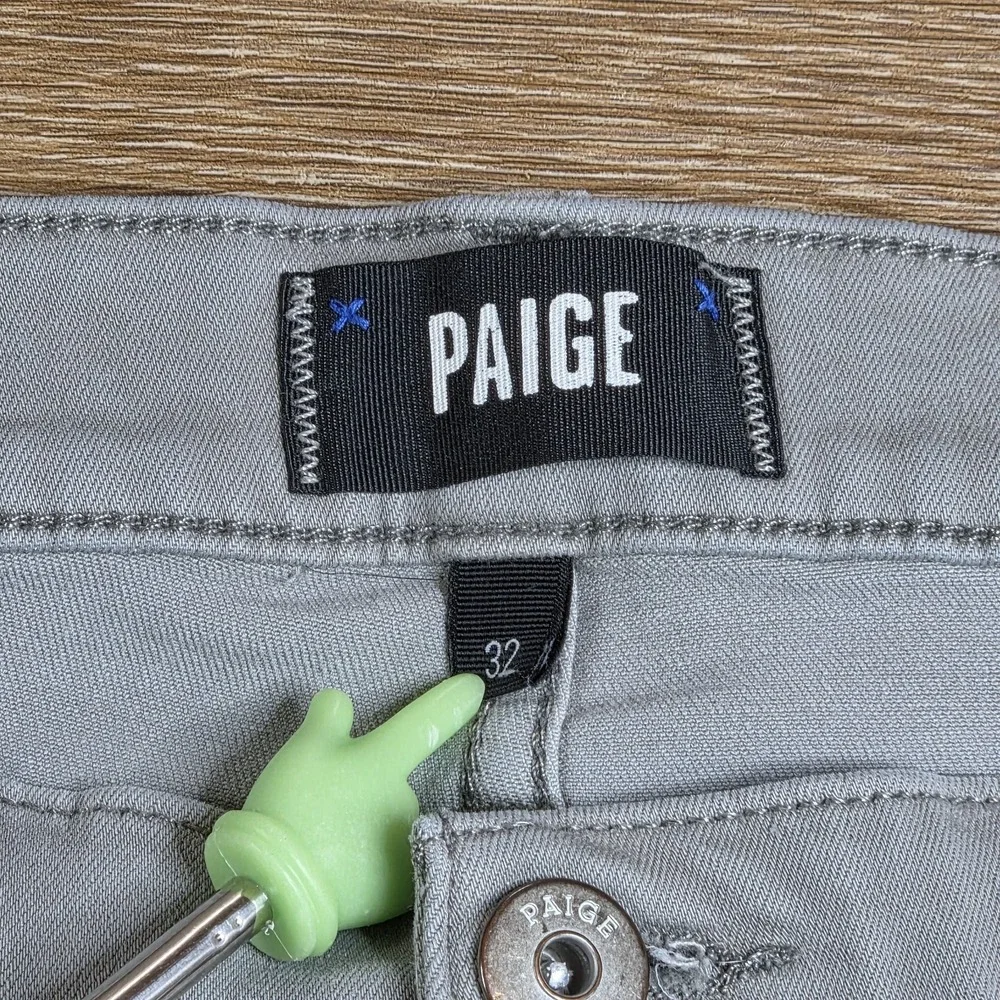 PAIGE Federal Jeans Men's 32 Arctic Sea Gray Transcend Slim Straight Minimalist
